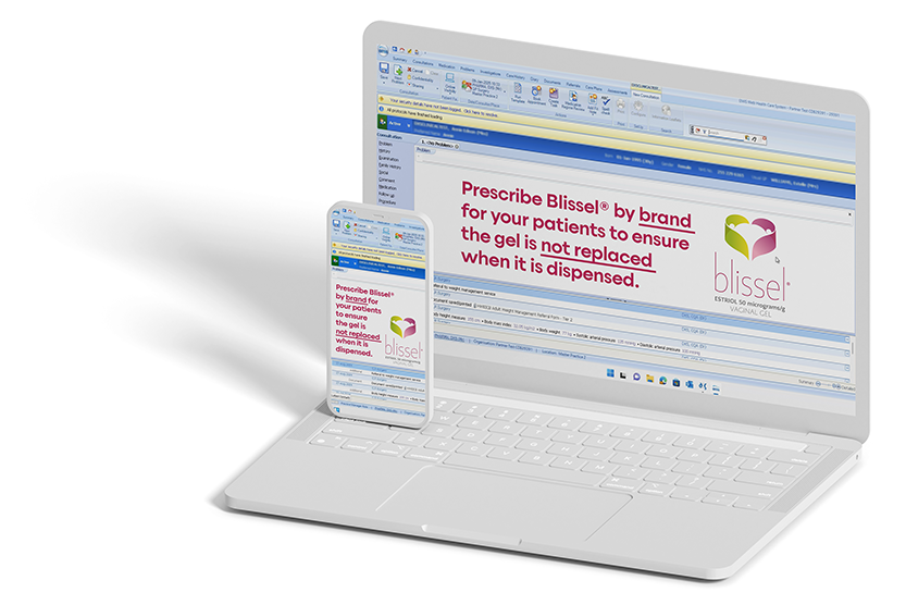 Prescribe Blissel® by brand for your patients to ensure the gel is not replaced when it is dispensed. 